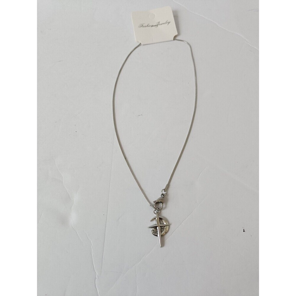 Y2K Moon Star Pendant Necklace 19 Inches - Picture 3 of 8